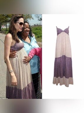 Floral Boho Maxi Dress As Seen On Angelina Jolie, Jessica Alba, Eva Longoria